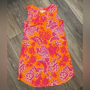 Gorgeous Jude Connally tropical print sheath dress